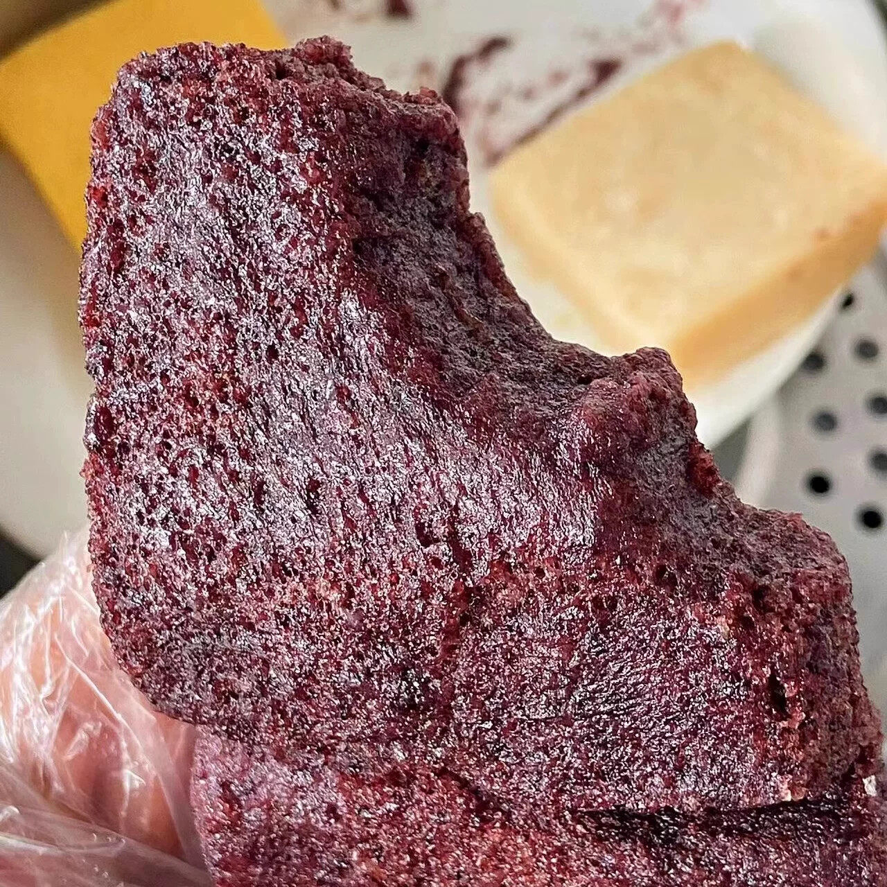 味蒸斋黑米糕无蔗糖糯叽叽紫米糕糯米糕蒸糕海绵软糕米糕手工点心