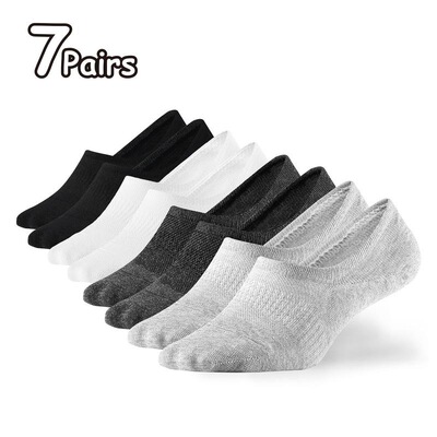 H 83201 No Show Socks with Silicone Grip 防滑隐形船袜 代