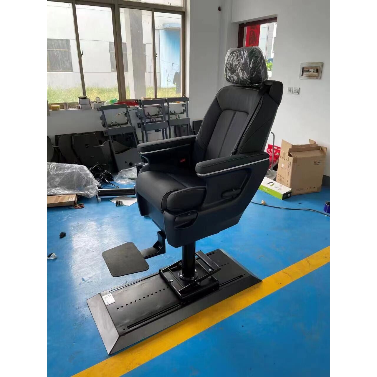 船用移动升降旋转驾驶座椅渔船海船江船游艇特种机械船舶座椅厂家