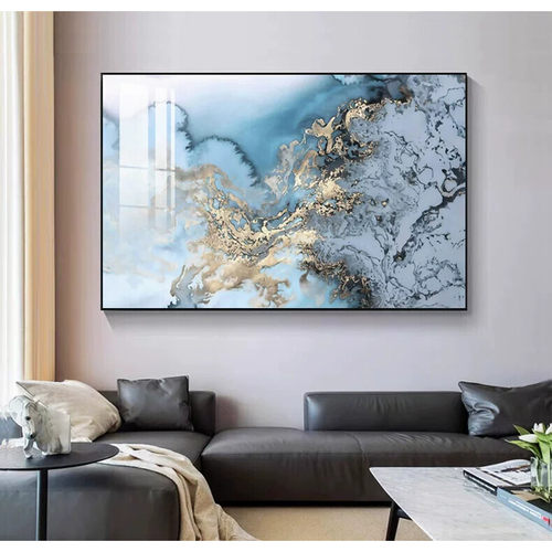 抽象客厅装饰画轻奢沙发背景墙卧室床头挂画现代横版酒店宾馆壁画