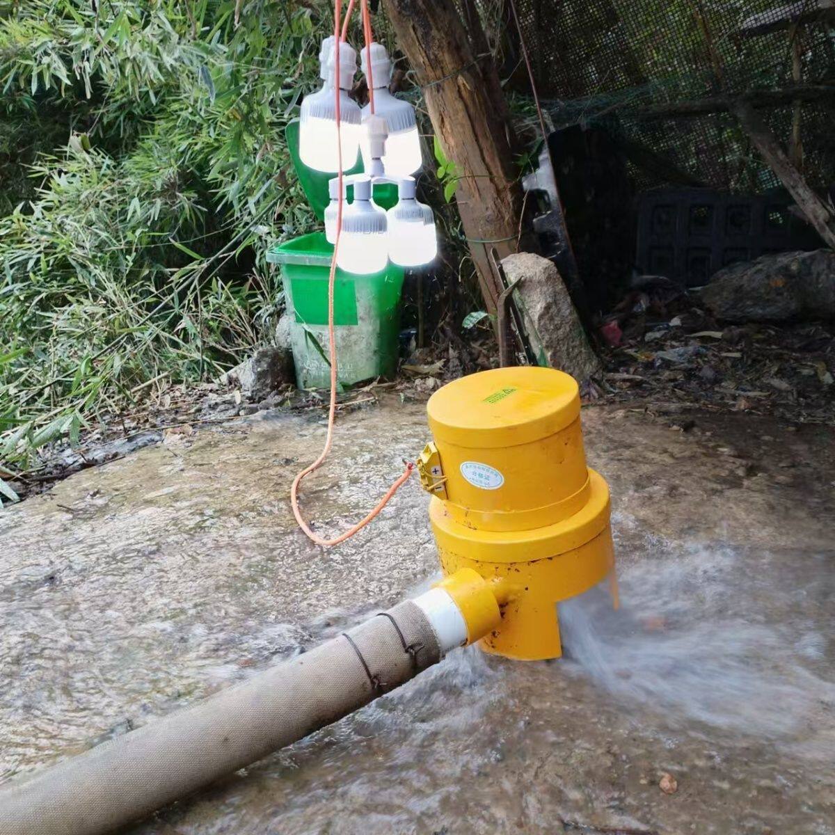冲击式水力发电机220伏纯铜线大功率发电机家用安装方便微型农用