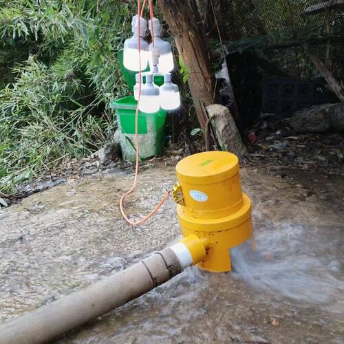 冲击式水力发电机220伏纯铜线大功率发电机家用安装方便微型农用