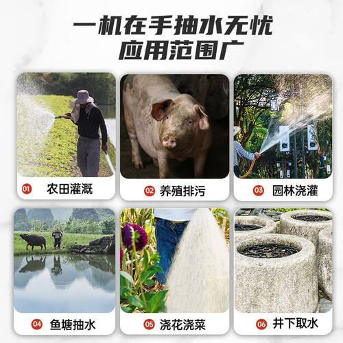 卡莱克不锈钢潜水泵家用220v抽水泵高扬程大流量农用灌溉排污水泵