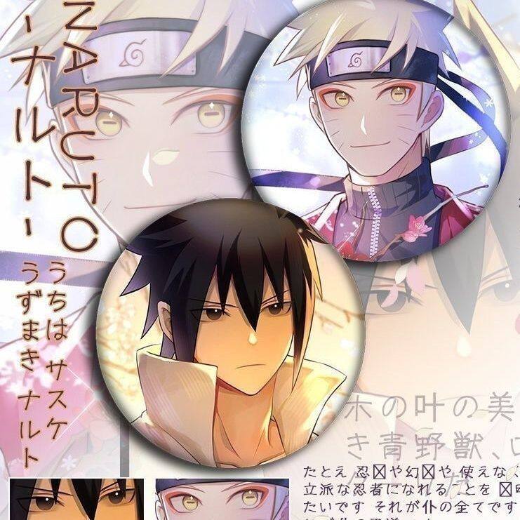 火影忍者周边吧唧 春和景明佐助鸣人小樱卡卡西徽章同人