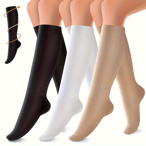 I 50764 Compression Socks for Running Yoga 运动压缩袜 跨境专