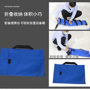 简易担架多功能折叠软担架家用上下楼梯拐弯担架布老人翻身移位垫