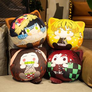 鬼灭之刃周边无一郎吱吱叫善逸玩偶炭治郎挂件义勇蝴蝶忍二次元