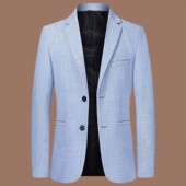 轻薄款 春夏休闲薄款 春夏季 男士 百搭商务单西服外套透气上衣 西装