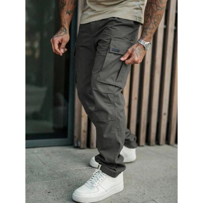 Men's Cargo Pants Casual Slant Pocket Woven Fabric Spring