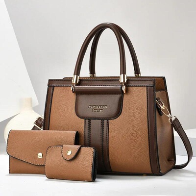 Stylish TopHandle Bag Medium Capacity Handbag Set for Women