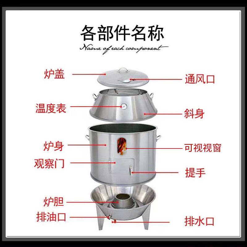 商用烤鸭炉木炭燃气两用炉子烧鸭烤鸡烧鹅炉脆皮五花肉烤炉烤箱