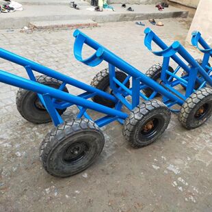 电线杆运杆车双轮运杆炮车超重型水泥杆车搬运车汽车轮大飞机轮胎