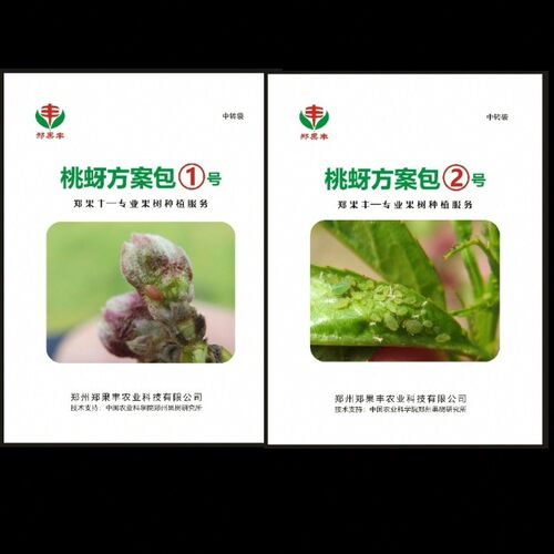 桃蚜方案包1号+2号！桃花露红用1号谢花用2号