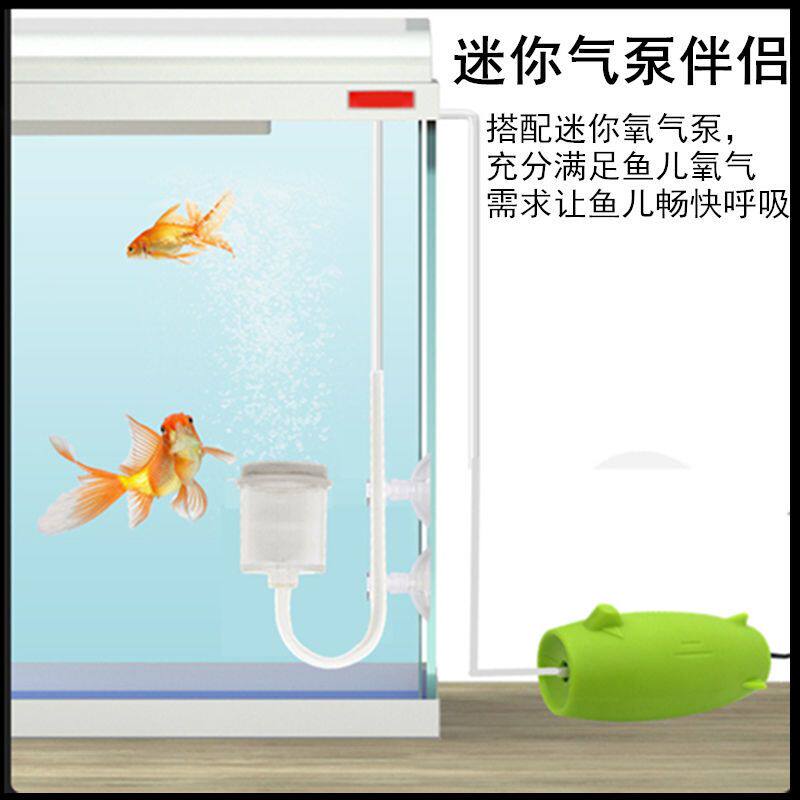 空气细化器鱼缸草缸增氧泵静音纳米氧气盘超细气泡盘养鱼增氧器