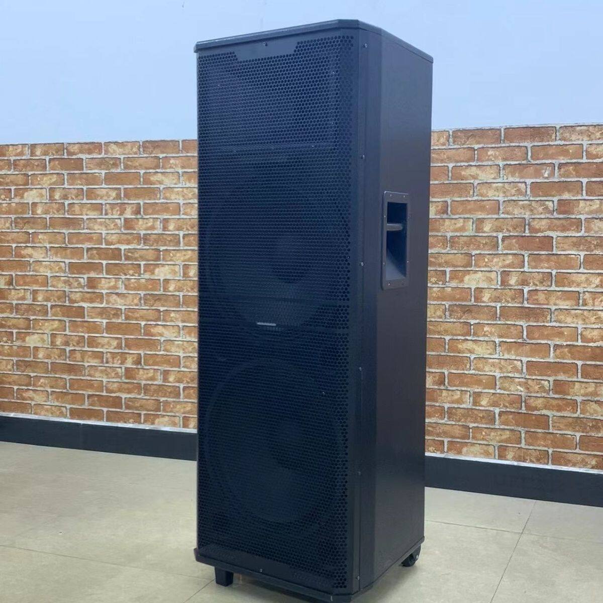 哈乐迪双15寸广场舞音响大功率户外蓝牙充电拉杆声卡音箱大音量超