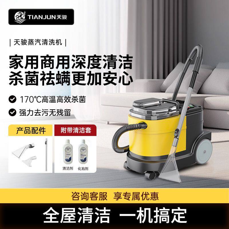 天骏高温蒸汽清洁机布艺沙发地毯窗帘清洁家用酒店商用蒸汽清洗机