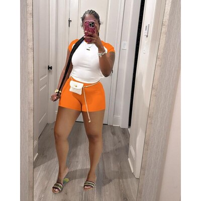 Colorblock TwoPiece Set Comfy Chic Summer Outfit for Women