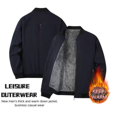 Casual Fleece Jacket Warm Soft Polyester Material for