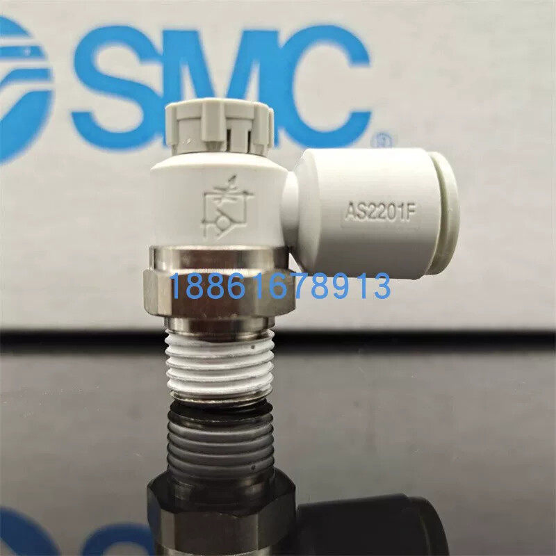 SMC型原装节流阀AS2201F-G02-08A AS2201F-G01-08A速度控制阀全新