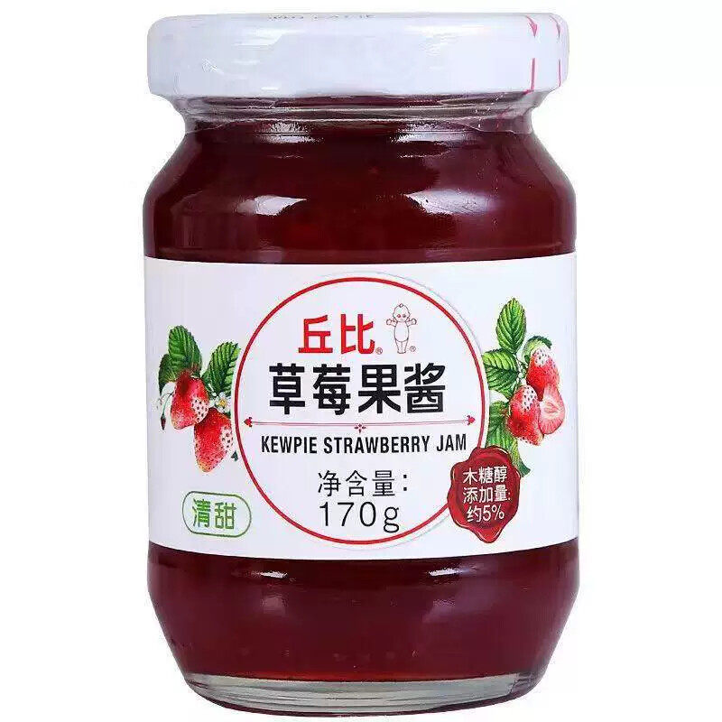 丘比草莓酱 170g/瓶果酱面包酱早餐酱三明治涂抹酱