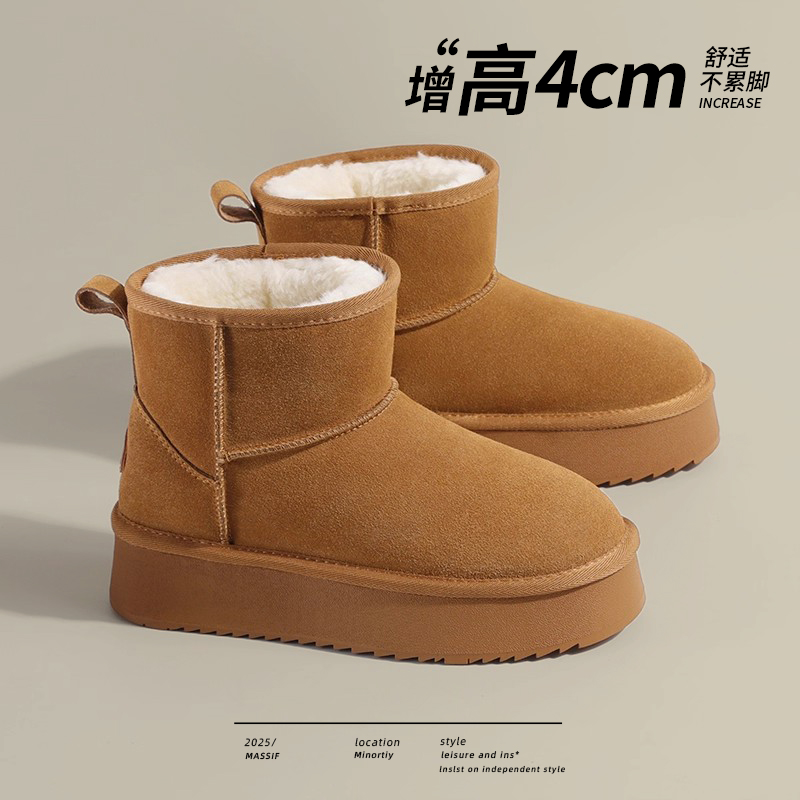 保暖女款棉鞋靴子面包