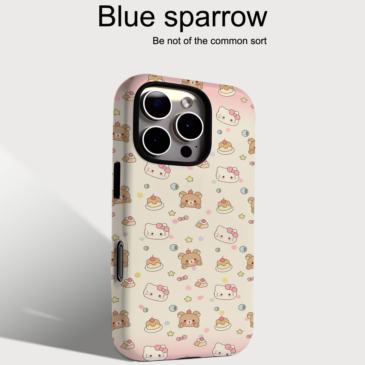 蛋糕小熊KT猫二合一菲林手机壳