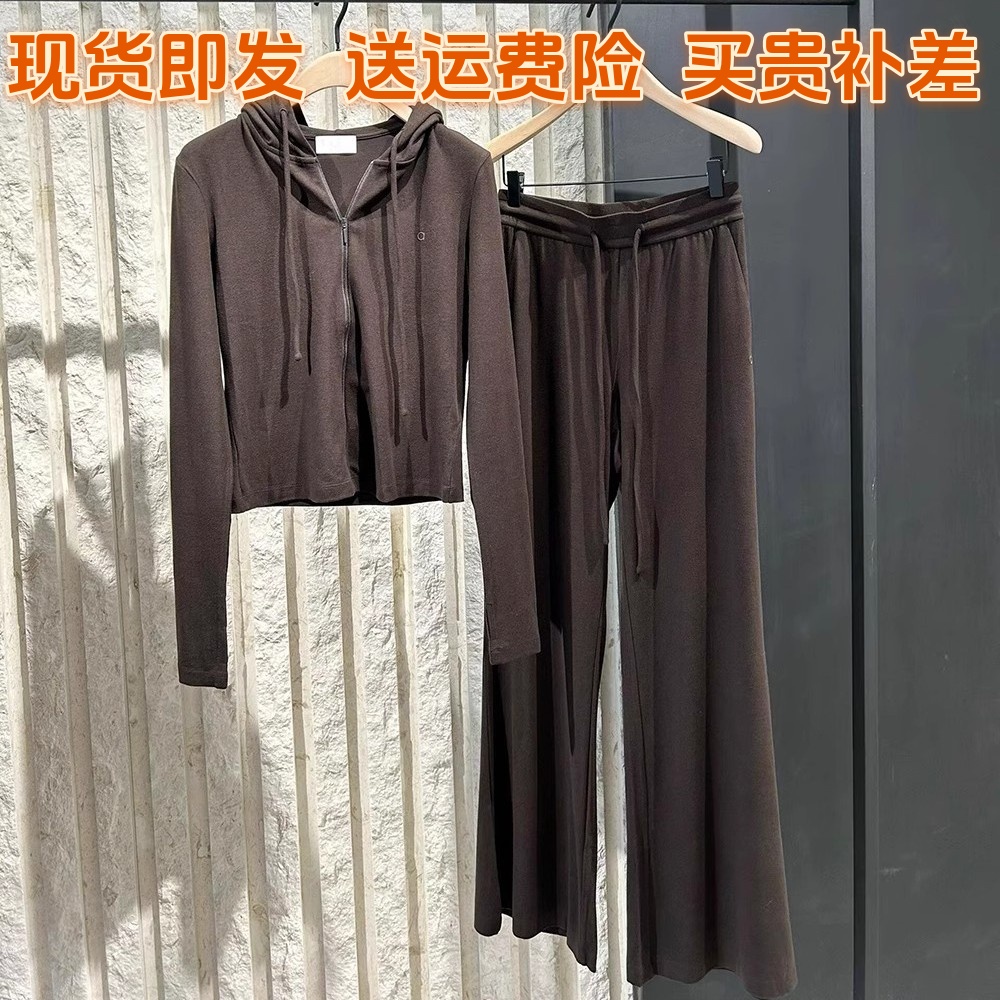 连帽长袖宽松百搭拉链针织开衫