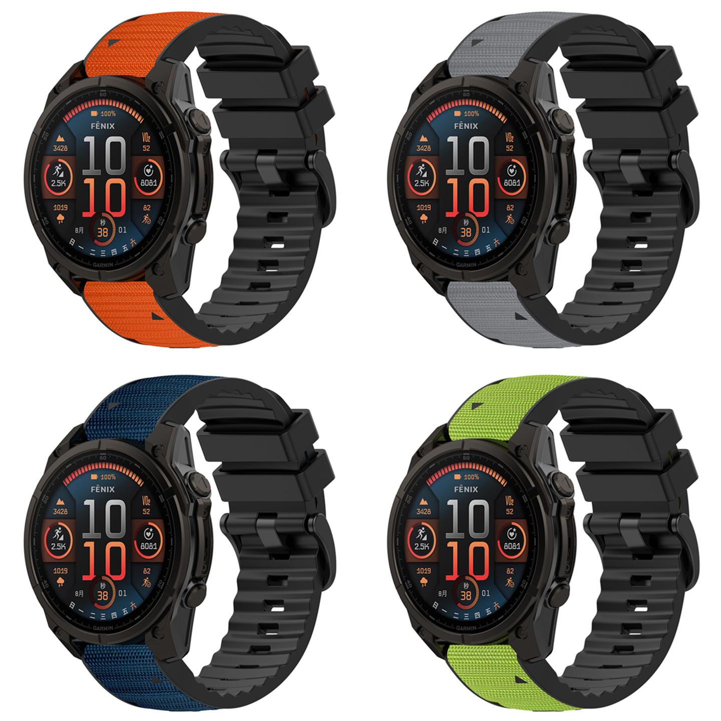 945/955快拆硅胶表带22/26m机能