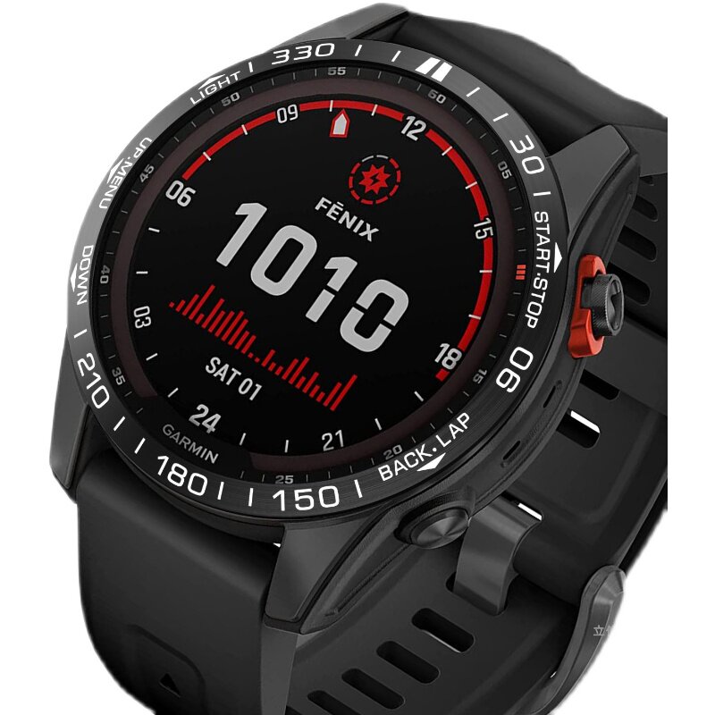 SUITABLE FOR GARMIN FENIX8 AMOLED FERNAX 7X 7S 7 SPORTS WATCH METAL SCALE SPEED STEEL RIM