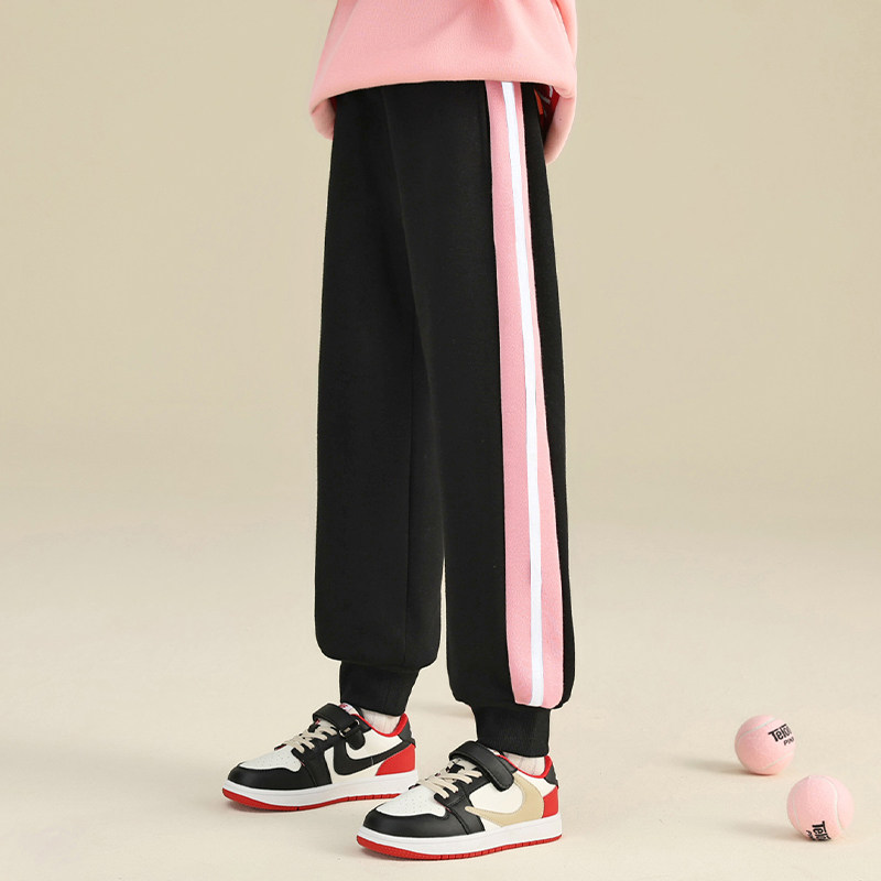 女童运动裤春款儿童卫裤图片