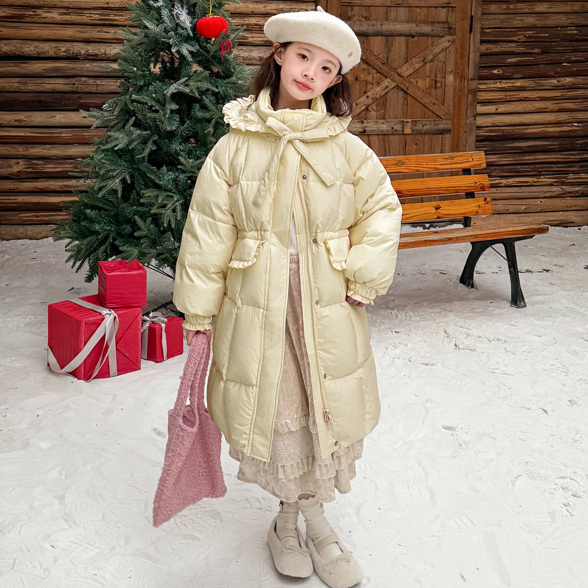 女童棉服冬装2025新款洋气大童羽绒棉衣长款冬季儿童棉袄夹棉外套,童装/婴儿装/亲子装,棉袄/棉服,淘宝优惠券,粉丝福利购,淘宝优惠卷