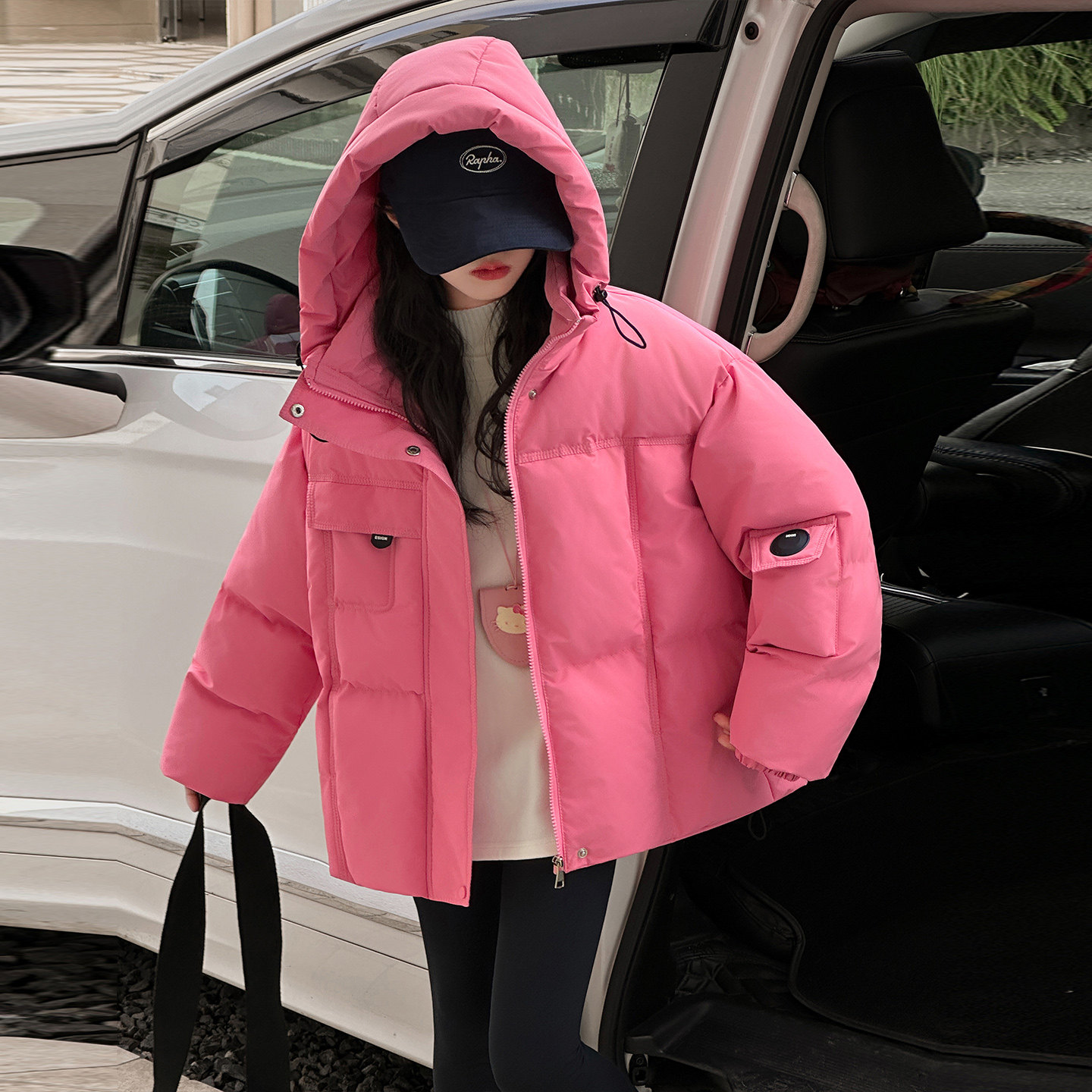 女童棉服冬季加厚中大童棉衣