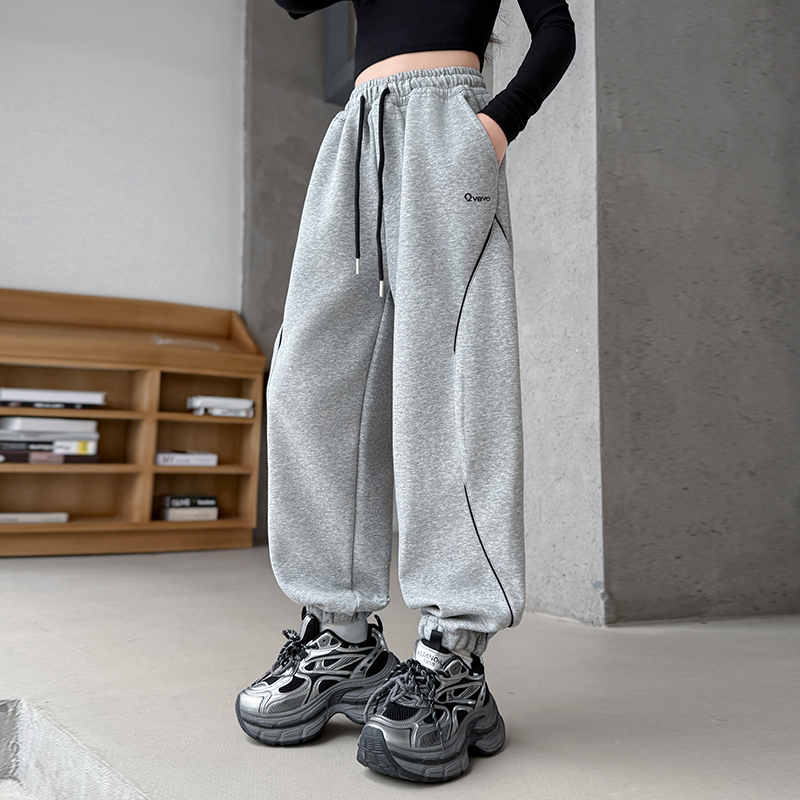 女童卫裤春秋款女大童运动裤