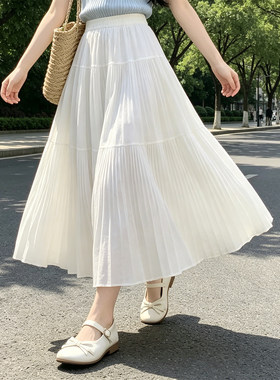 女童半身裙夏季2026新款女大童裙子洋气时髦儿童半截裙小女孩长裙