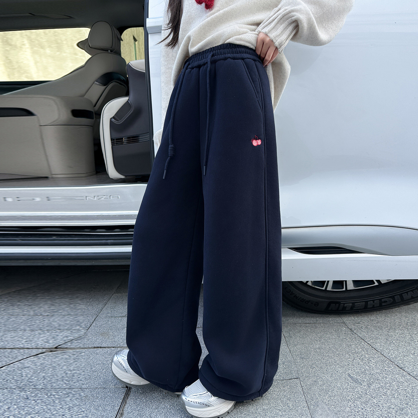 女童加绒阔腿裤冬装2025新款儿童裤子冬季加厚运动裤女大童直筒裤,童装/婴儿装/亲子装,裤子,淘宝优惠券,粉丝福利购,淘宝优惠卷