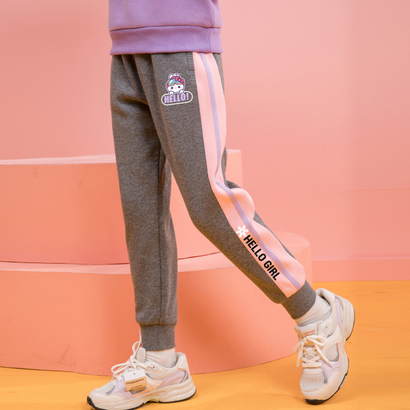 儿童棉裤冬季加厚女童加绒裤