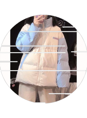 女学生宽松面包服棉衣外套棉服