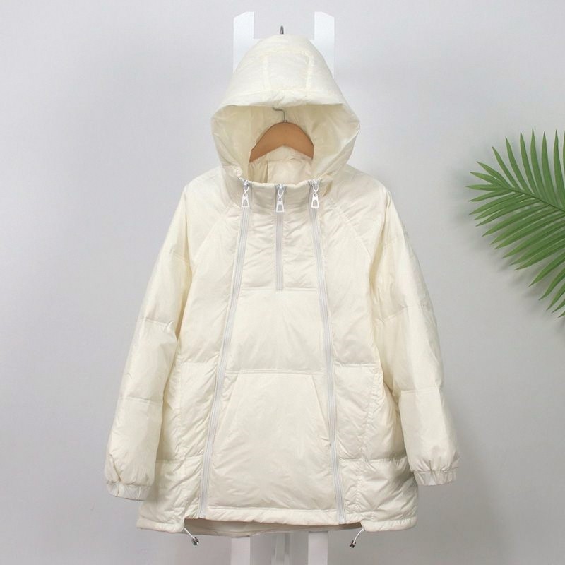 双拉链小个子棉袄女2026新款冬季外套女装羽绒棉衣棉服女短款学生