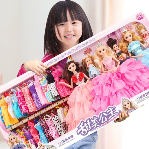 Реалистичная кукла, большой комплект, подарочная коробка для одевания для принцессы, детская игрушка, новая коллекция, подарок на день рождения