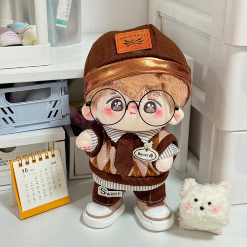 20cm娃衣无属性棉花娃娃女换装衣服毛绒公仔玩偶可爱超萌原创现货