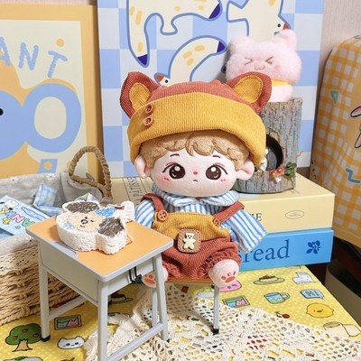 10cm20cm原创无属性套装棉花娃娃男娃衣服换装公仔玩偶着替现货