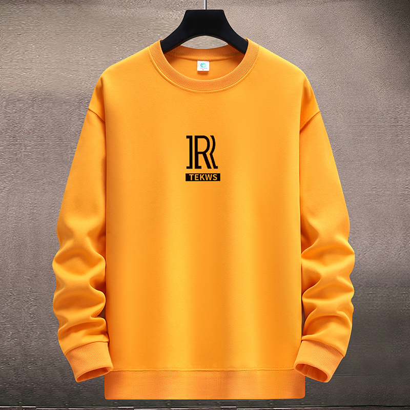 高端重磅圆领卫衣男春秋冬季衣服