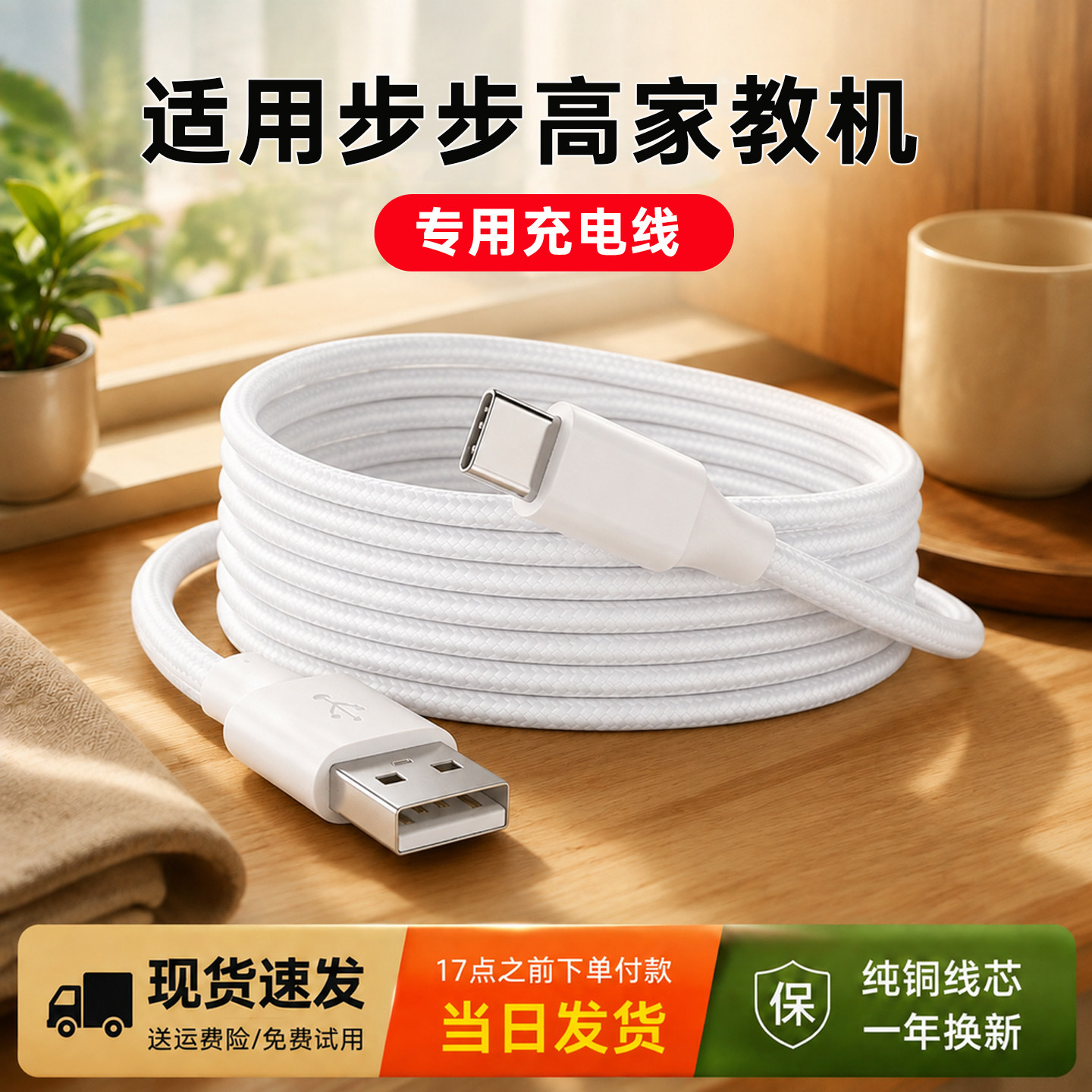 步步高家教机专用数据线充电器图片