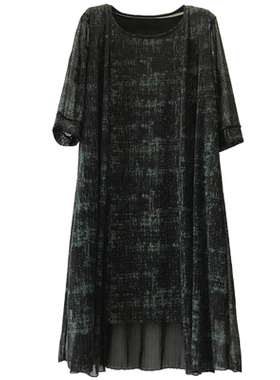 中年妈妈胖mm背心外套特大码女装