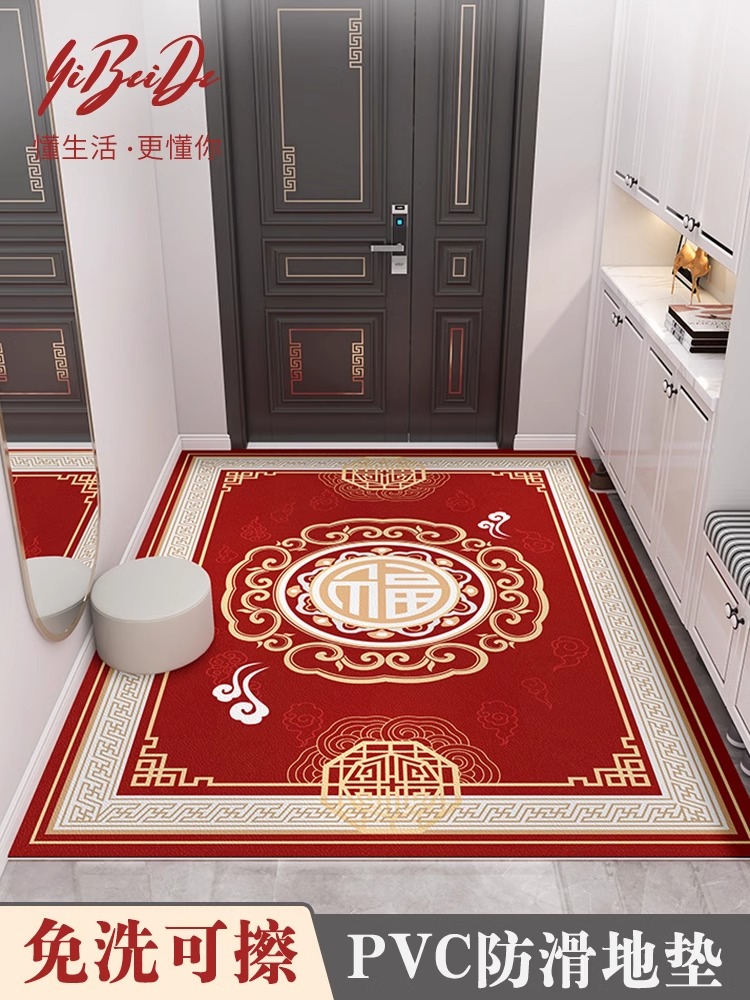 采购产品入口门地板垫，新的中国风脚垫，可擦和可洗，Pvc入口门