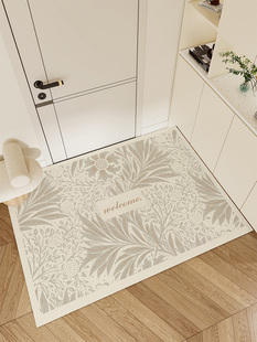 入户门地垫pvc可擦免洗轻奢高级感覆古进门脚垫耐脏门垫防滑地毯