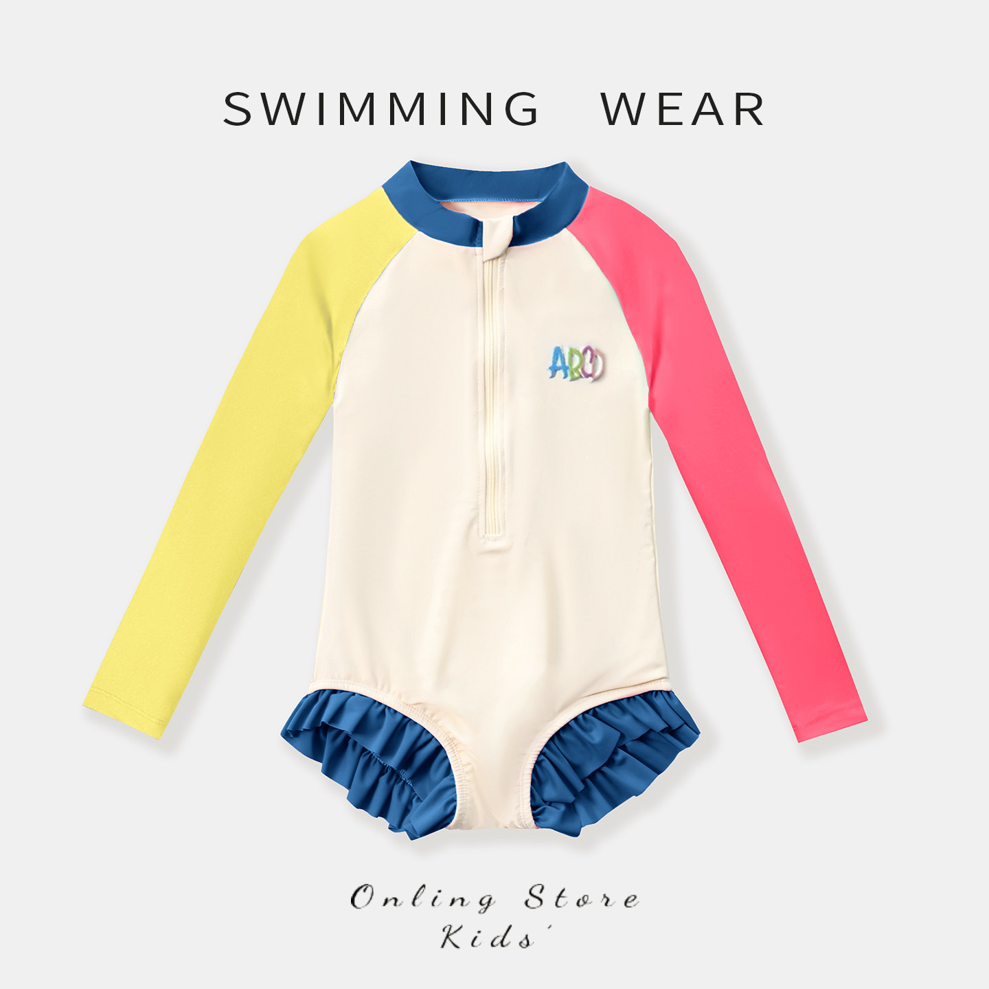 女童泳衣2025新款女孩海邊度假