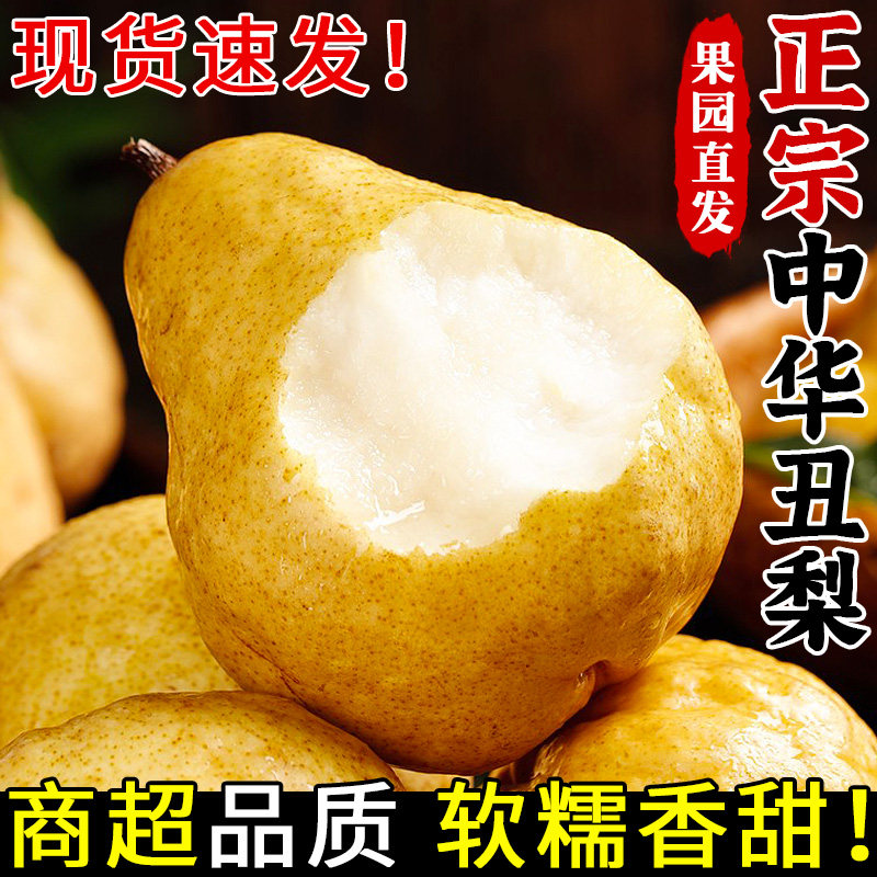 正宗中华丑梨山东烟台莱阳梨软糯香甜太婆梨啤梨当季新鲜水果整箱,水产肉类/新鲜蔬果/熟食,梨,淘宝优惠券,粉丝福利购,淘宝优惠卷