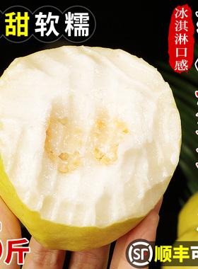 广东软糯奶油芭乐5斤新鲜水果当季软心番石榴鸡屎果白心芭乐包邮3