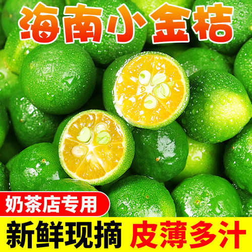 海南小金桔！皮薄多汁！奶茶专用